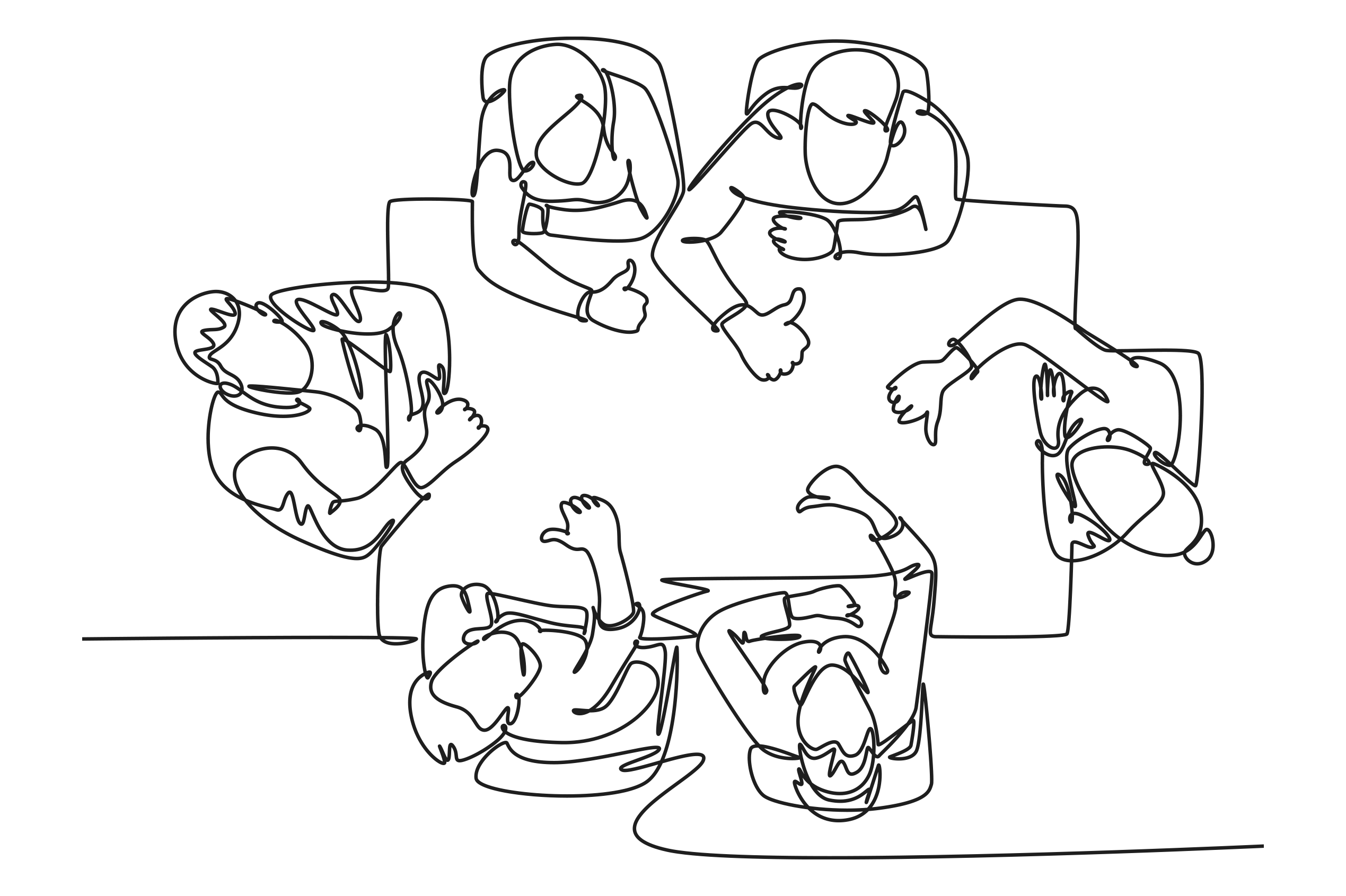 Ciudadanos debatiendo